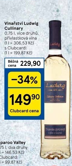 Vína Culinary Collection Vinařství Ludwig - přívlastková