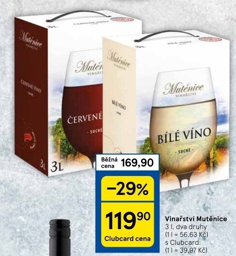 Vína Vinařství Mutěnice - bag in box