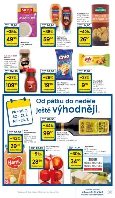 akční leták Tesco 24.7.2024-30.7.2024