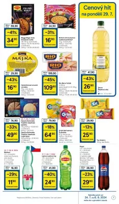 akční leták Tesco 24.7.2024-30.7.2024