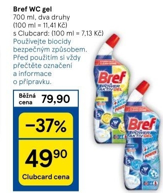 Čistič WC gelový Bref