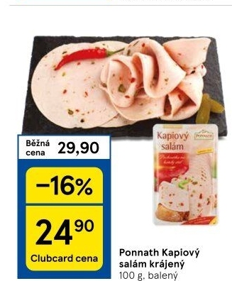 Kapiový salám Ponnath