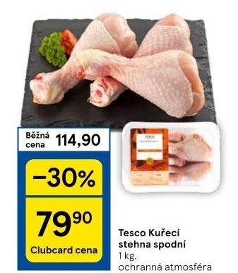 Kuřecí stehna Tesco