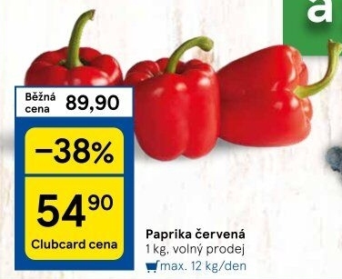 Paprika červená