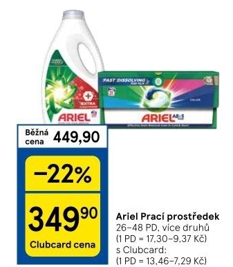 Prací prostředky Ariel