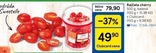 Rajčata cherry Tesco