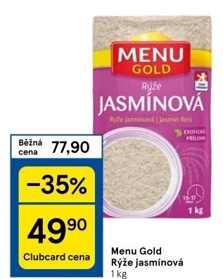 Rýže jasmínová Menu Gold