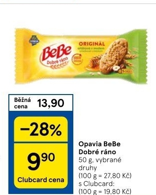Sušenky BeBe Dobré ráno Opavia