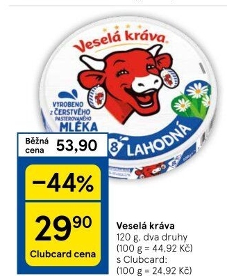 Sýr tavený Veselá kráva