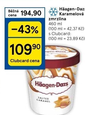 Zmrzlina v kelímku Häagen-Dazs