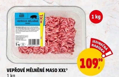 Maso mleté vepřové Dobré maso