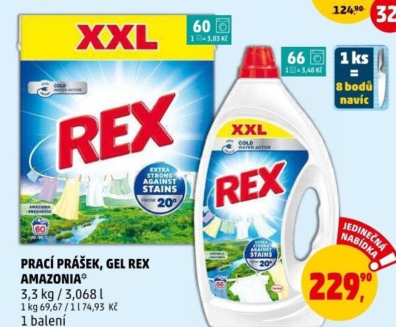 Prací prášek Rex