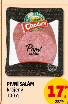 Salám pivní Beskydské uzeniny Chodura