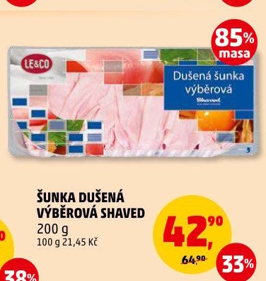 Šunka dušená výběrová LE&amp