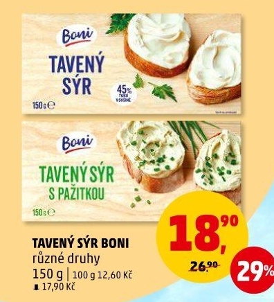 Sýr tavený Boni
