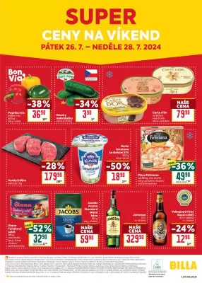 akční leták BILLA 24.7.2024-30.7.2024