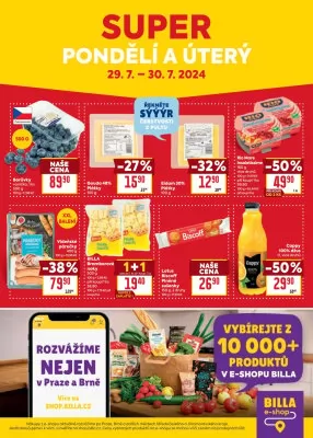 akční leták BILLA 24.7.2024-30.7.2024