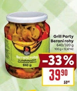 Beraní rohy Grill Party