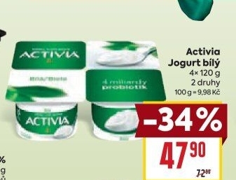 Bílý jogurt Activia Danone