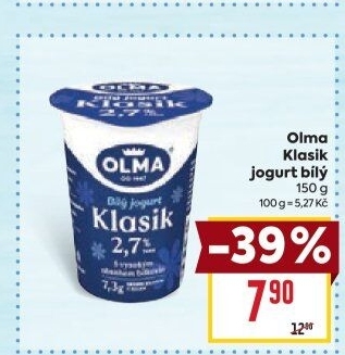 Bílý jogurt Klasik Olma
