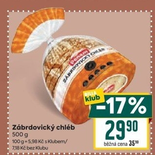 Chléb zábrdovický Penam