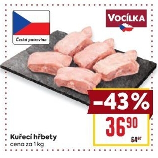 Kuřecí hřbety na polévku Vocílka