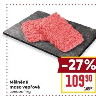 Maso mleté vepřové
