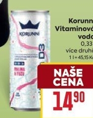 Ochucená voda Vitamínová Korunní