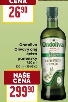 Olivový olej extra panenský Ondoliva