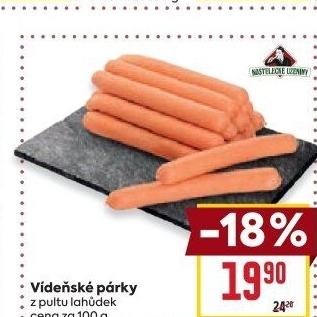 Párky vídeňské Kostelecké uzeniny