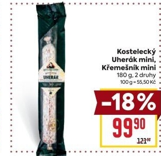 Salám Uherák kostelecký Kostelecké uzeniny