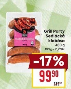 Sedlácká klobása Grill Party