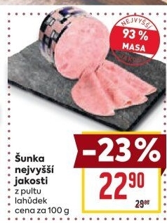 Šunka nejvyšší jakosti