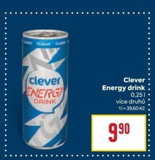 Energy nápoj drink Clever