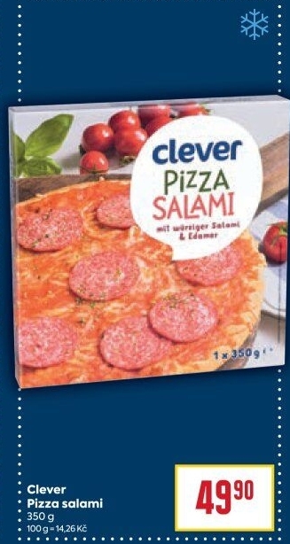 Pizza mražená Clever