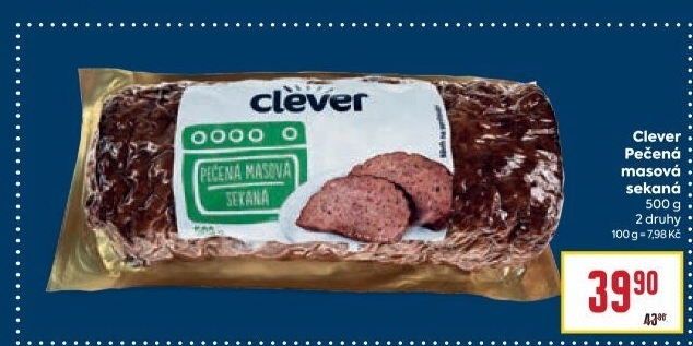 Sekaná masová pečená Clever
