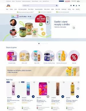 akční leták dm drogerie 24.7.2024-30.7.2024