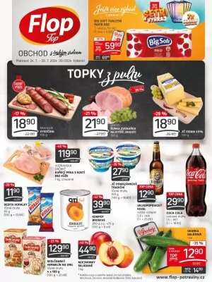 akční leták FLOP TOP 24.7.2024-30.7.2024