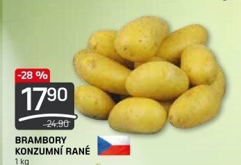 Brambory konzumní rané