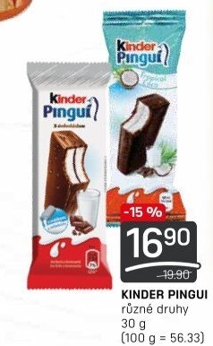 Dezert Pinguí Kinder