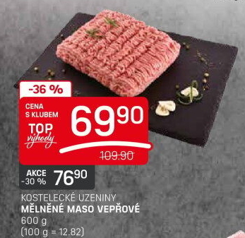 Maso mleté vepřové Kostelecké uzeniny