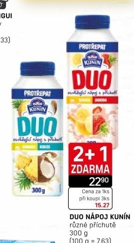 Nápoj Duo Mlékárna Kunín