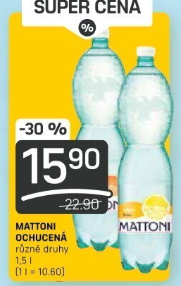 Ochucená voda Mattoni
