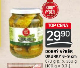Okurky Dobrý Výběr