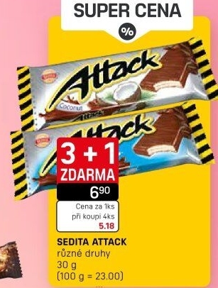 Oplatky Attack Sedita
