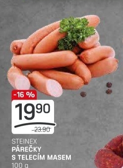 Párečky s telecím masem Steinex