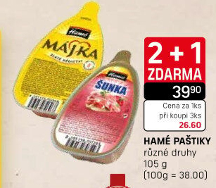 Paštiky Hamé