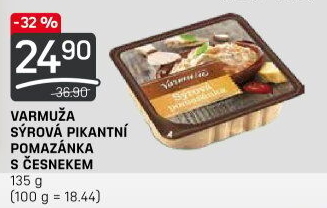 Pikantní sýrová pomazánka s česnekem Varmuža