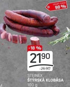 Štýrská klobása Steinex
