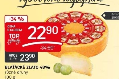 Sýr Blaťácké zlato Madeta